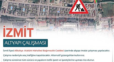 Bağımsızlık Caddesi’nde altyapı çalışması başladı