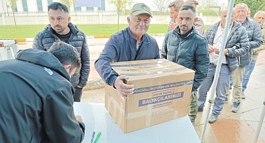 Balıkçılara 19,7 milyon liralık destek verildi