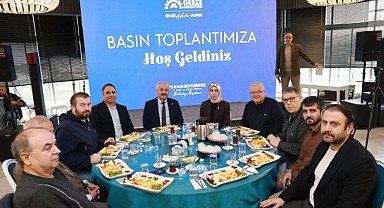 Başkan Büyükgöz yerel basınla buluştu