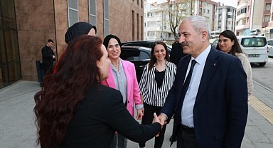 Büyükgöz, kadın muhtarları ağırladı