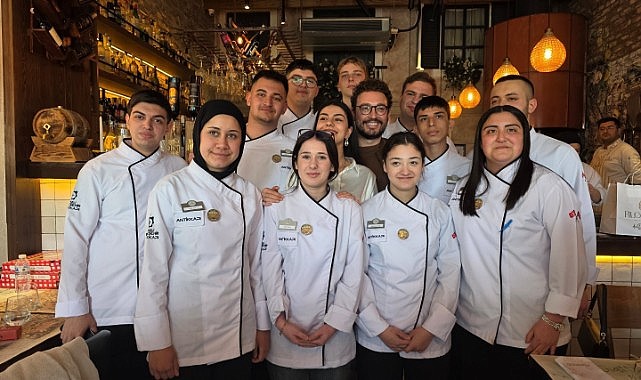Genç aşçıların mutfak heyecanına şef Danilo ortak oldu