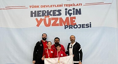 Genç yüzücüler Azerbaycan'da Türkiye'yi temsil edecek