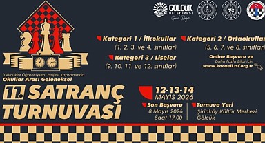 Gölcük’te Satranç Turnuvası başlıyor