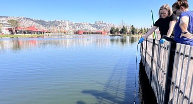 İzmit Millet Bahçesi’nde su göletine bilimsel çalışma