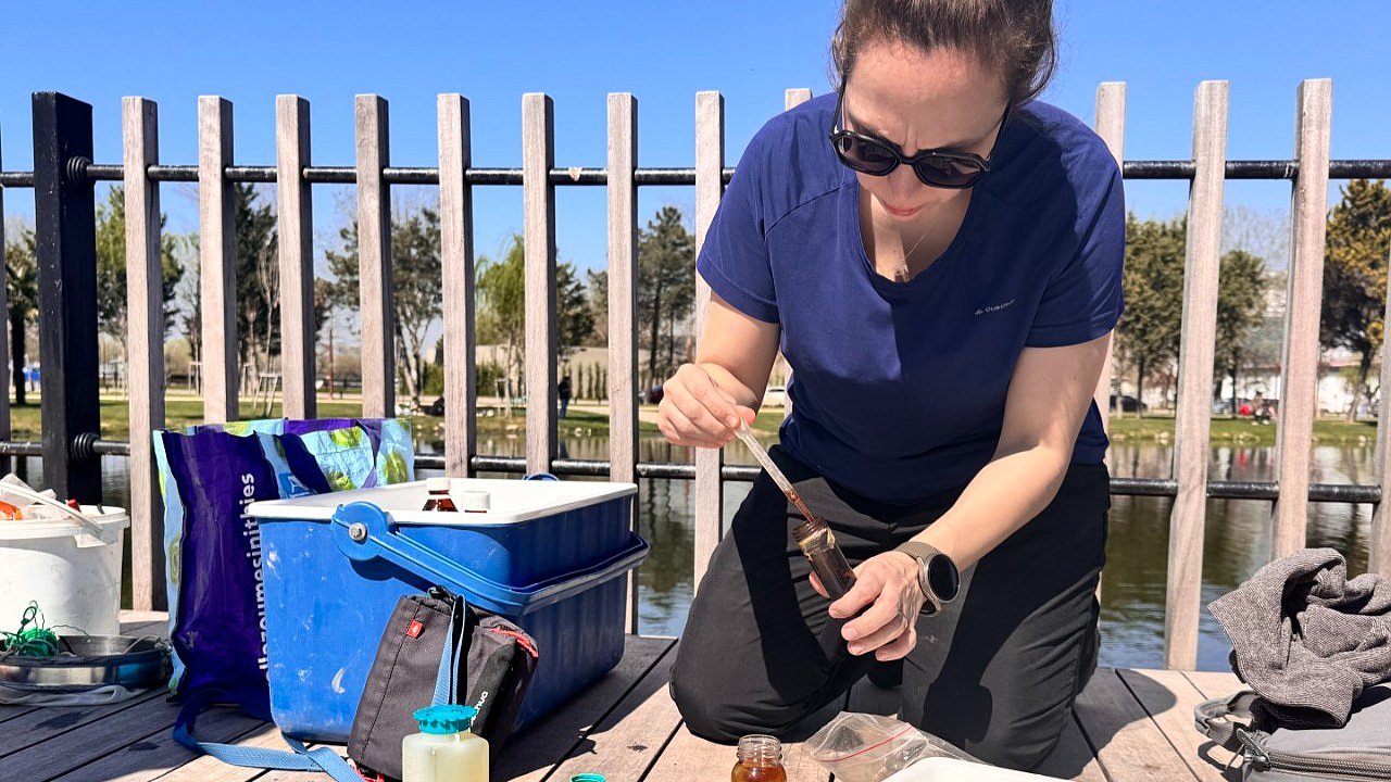 İzmit Millet Bahçesi’nde su göletine bilimsel çalışma