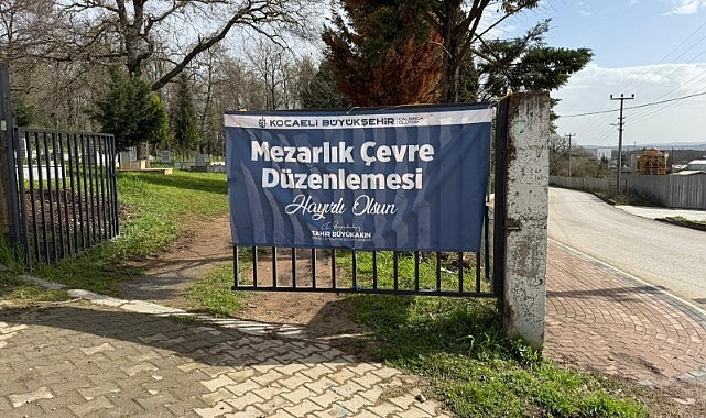 Pelitli Mezarlığı’na tel çit çekiliyor