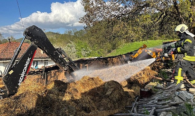 Samanlıkta çıkan yangın korkuttu!