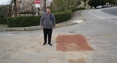 SEDAŞ’ın kazdığı çukura çöp kamyonu düştü!