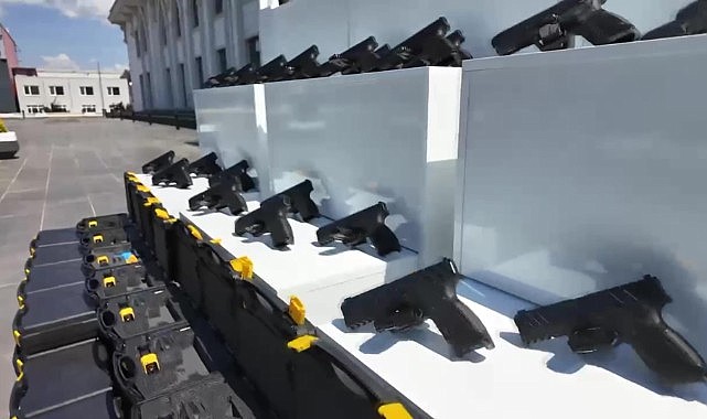 TEM’de operasyon! 60 tabanca ele geçirildi