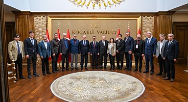 TGF heyeti Vali Aktaş’ı ziyaret etti