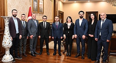 Veterineler, Vali Aktaş’ı ziyaret etti