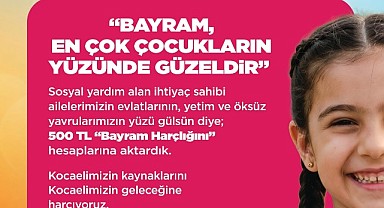 26 bin 500 çocuğun bayram harçlığı Büyükşehir’den