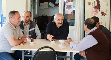 Büyükgöz köy sakinleriyle buluştu