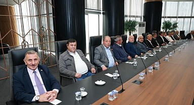 Büyükgöz mahalle muhtarlarıyla buluştu