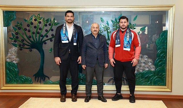 Büyükgöz, Milli güreşçileri ağırladı