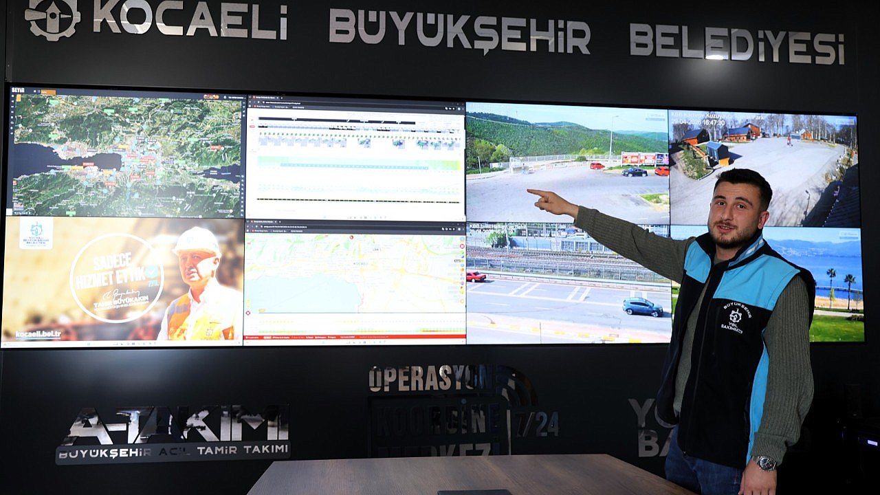 Büyükşehir’in stratejik üssü kenti 7/24 takip ediyor