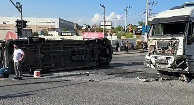 Çayırovada feci kaza! 1 işçi öldü 8 işçi yaralandı