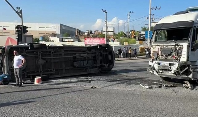 Çayırovada feci kaza! 1 işçi öldü 8 işçi yaralandı