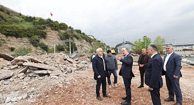 Diliskelesi sahili ikinci etap projesinde ilk kazma vuruldu