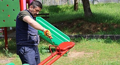 Eskiçarşı’da parkeler yenilendi