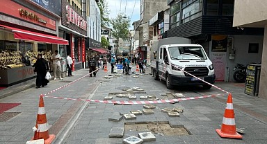 Eskiçarşı’da parkeler yenilendi