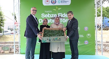 Gebzeli çiftçiye 500 bin sebze fidesi desteği 