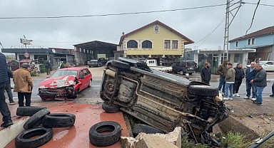 Kandıra’da feci kaza! 1 kişi yaralandı