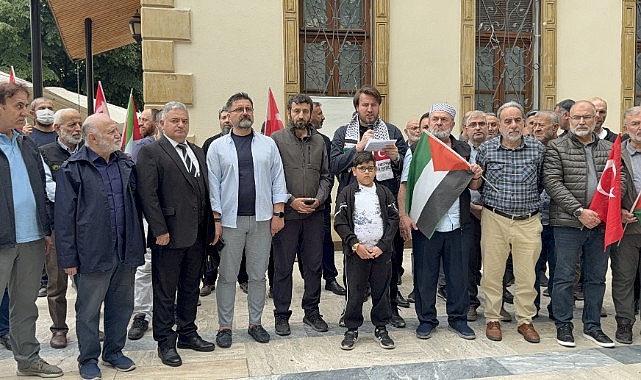 Kocaeli’de Sumud Filosu saldırısına tepki gösterildi!