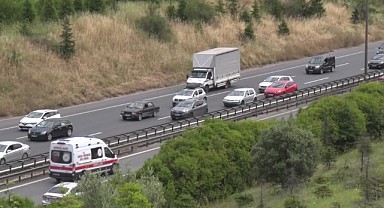 Kocaeli geçişinde trafik rahat!