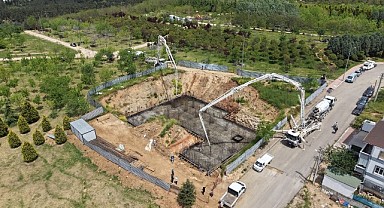 Kültür Evi Projesi’nin temel beton serimi atıldı