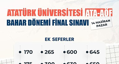 ATA-AÖF sınavına 15 farklı hat desteği verilecek!