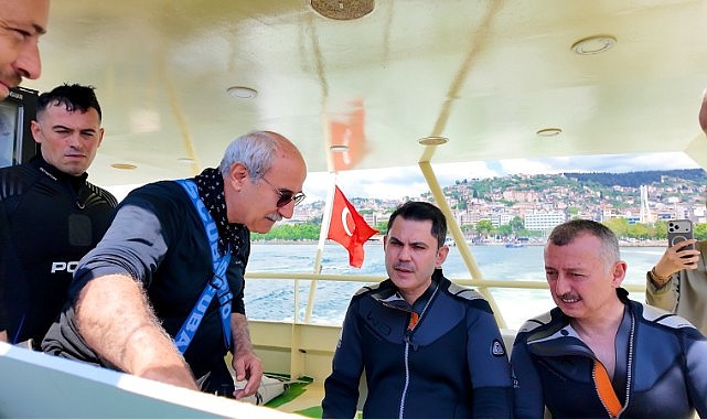 Bakan Kurum İzmit Körfezi’ne daldı!