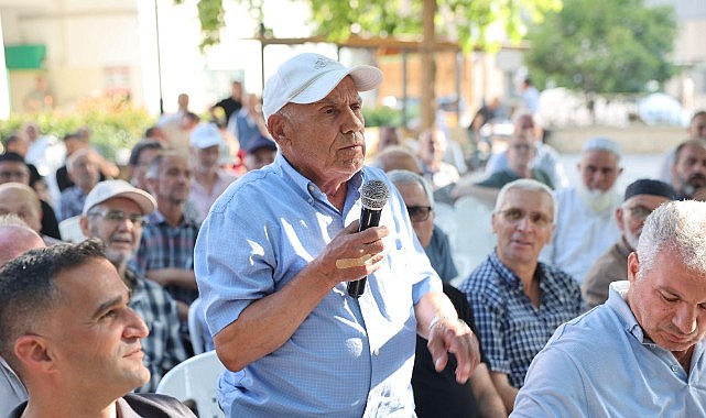 Başkan Bıyık, halkın taleplerini birinci ağızdan dinledi