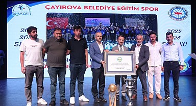 Çayırova Belediyesi sporcularına ödül yağdı!