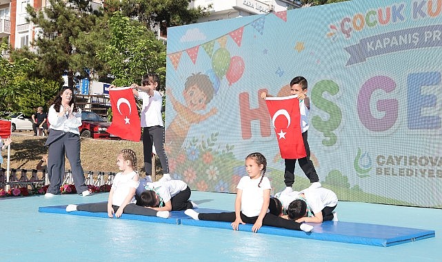 Çayırova Çocuk Kulüpleri seneyi coşkulu kapattı
