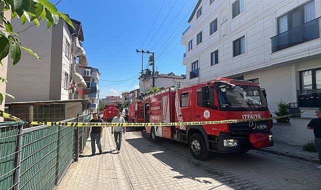 Dördüncü katta çıkan yangın korkuttu!