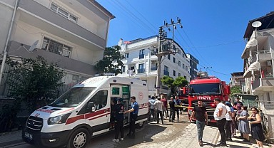 Dördüncü katta çıkan yangın korkuttu!