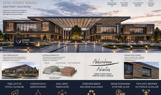 Gebze Ticaret Odası yeni yönetim merkezi kuracak!