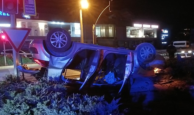 Karamürsel’de feci kaza! 4 kişi yaralandı