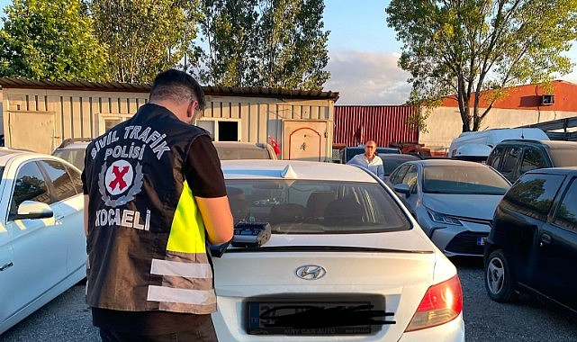 Korsan taksiciye ceza kesildi!