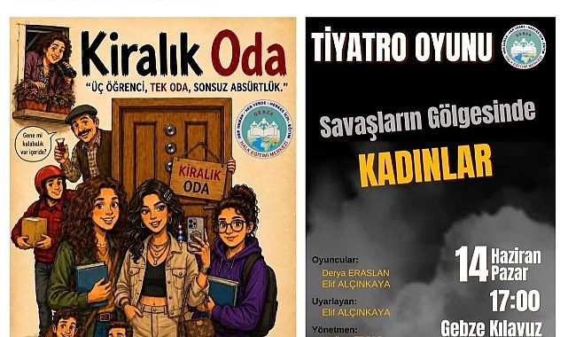 Kursiyerler Gebze’de tiyatro rüzgârı estirecek