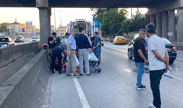 Otomobile arkadan çarptı! Ağır yaralandı