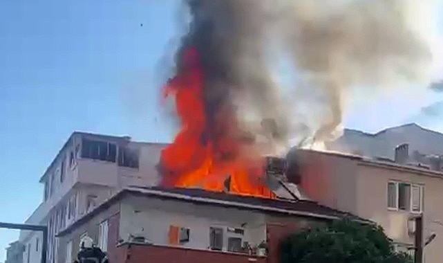 Üç katlı binada çıkan yangın korkuttu!