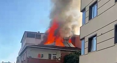 Üç katlı binada çıkan yangın korkuttu!
