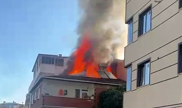 Üç katlı binada çıkan yangın korkuttu!