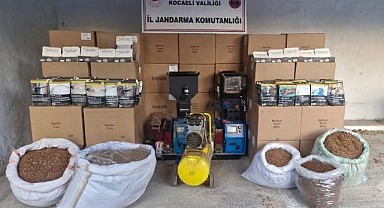 1 milyon 350 bin liralık kaçak ürün ele geçirildi