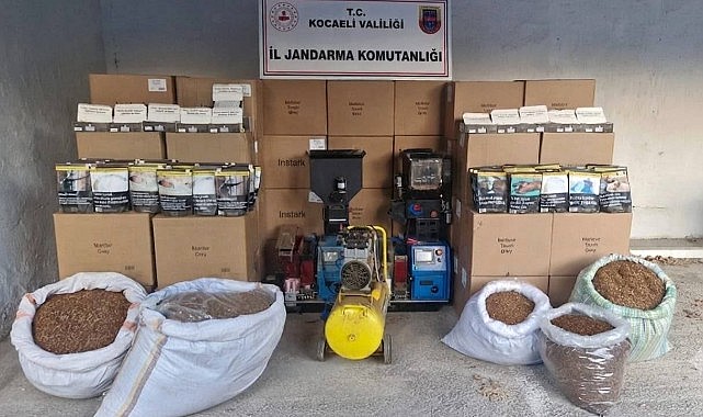 1 milyon 350 bin liralık kaçak ürün ele geçirildi