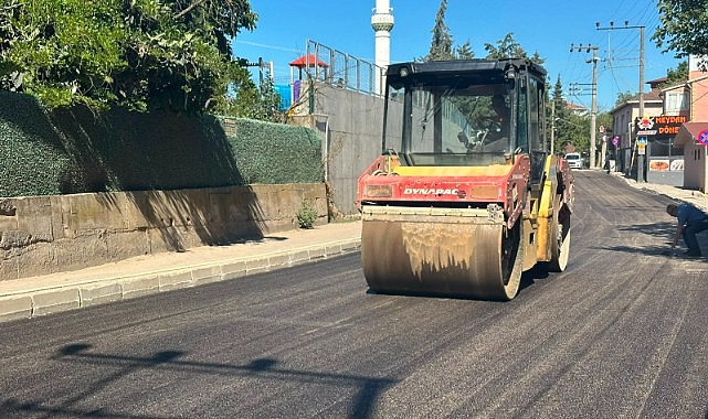 Atatürk Caddesi’nde asfalt tamam!