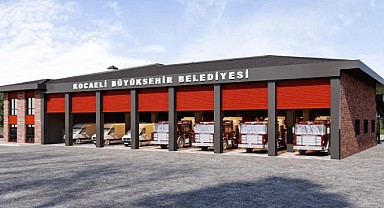 Gebze’de itfaiye müfreze binası yükseliyor!