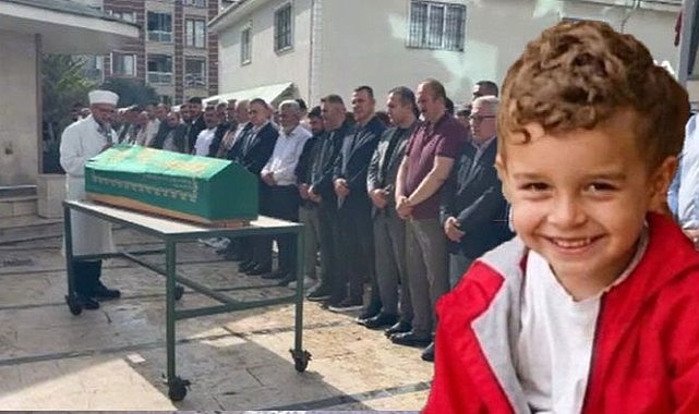 Havuza düşüp ölen minik Hamza defnedildi!